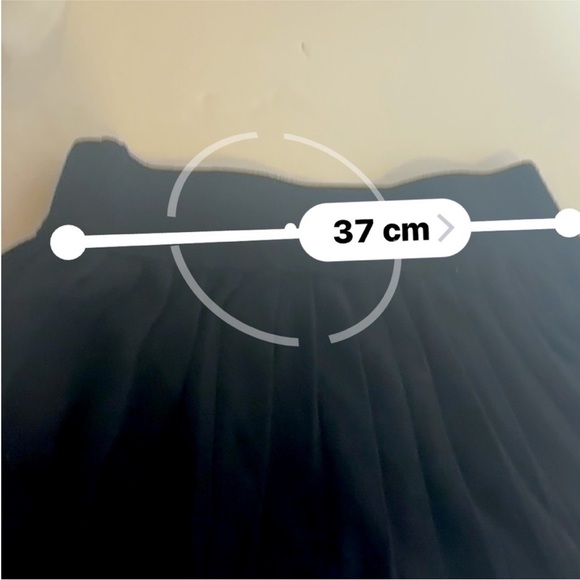 Soft pleated Elegant Black  mini Skirt size M - Picture 4 of 4